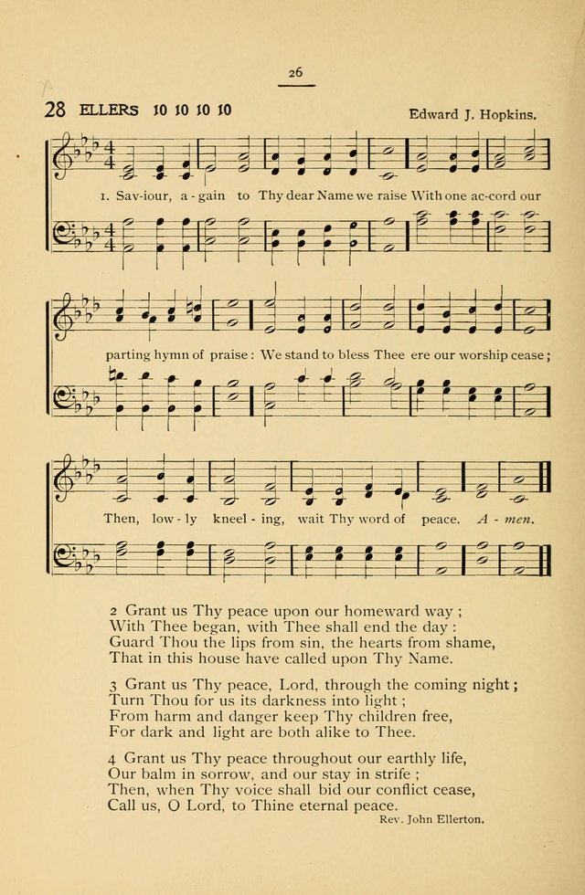 The Convention Hymnal: a compilation of familiar hymns for use at meetings where the larger collections are not available page 26