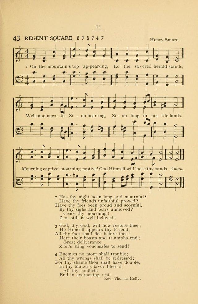 The Convention Hymnal: a compilation of familiar hymns for use at meetings where the larger collections are not available page 41