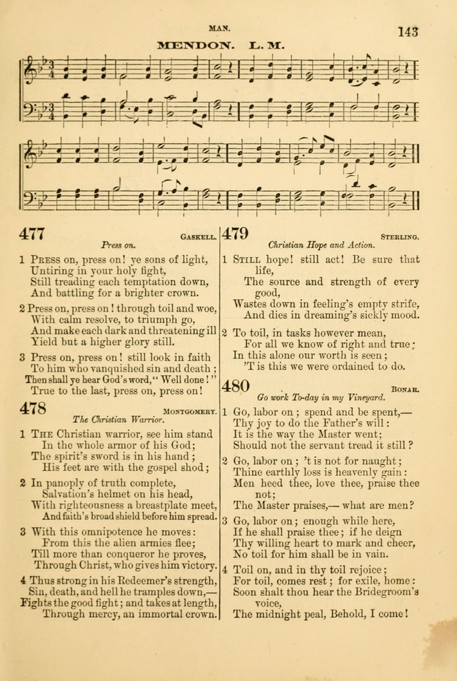 Church Harmonies: a collection of hymns and tunes for the use of Congregations page 143