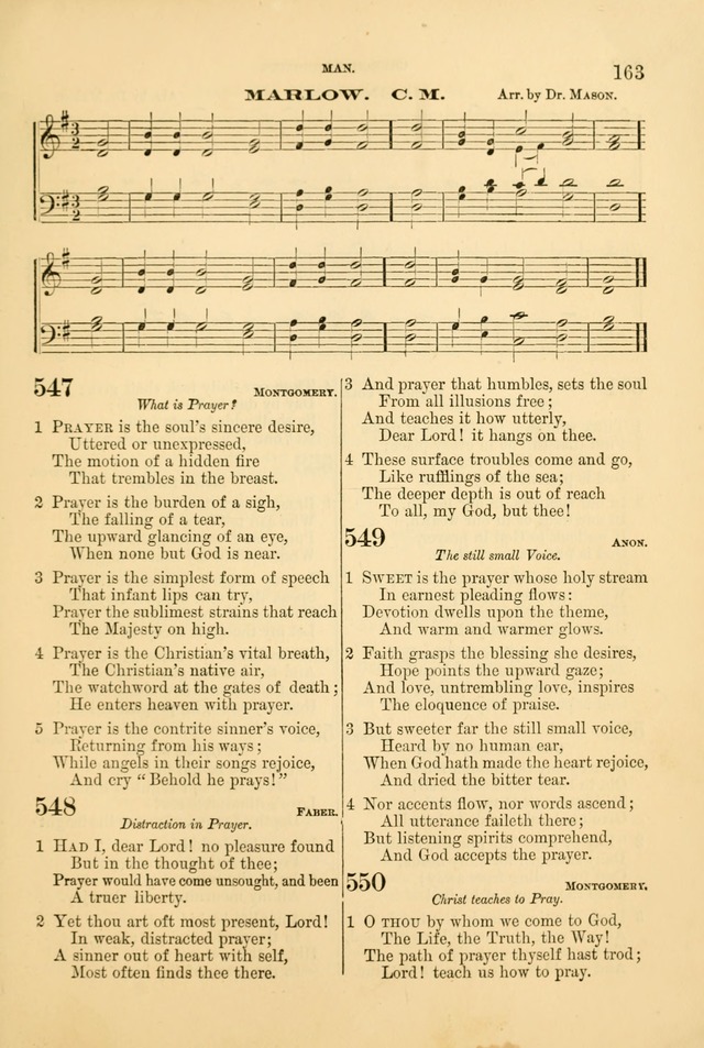 Church Harmonies: a collection of hymns and tunes for the use of Congregations page 163