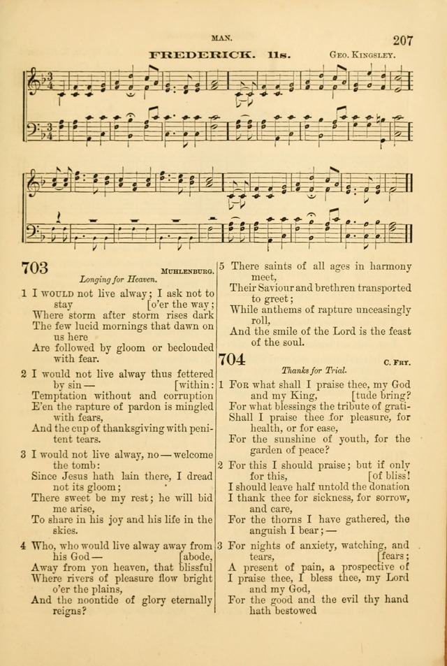 Church Harmonies: a collection of hymns and tunes for the use of Congregations page 207