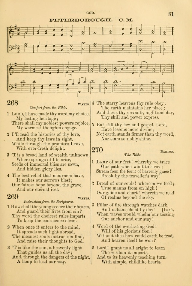 Church Harmonies: a collection of hymns and tunes for the use of Congregations page 81