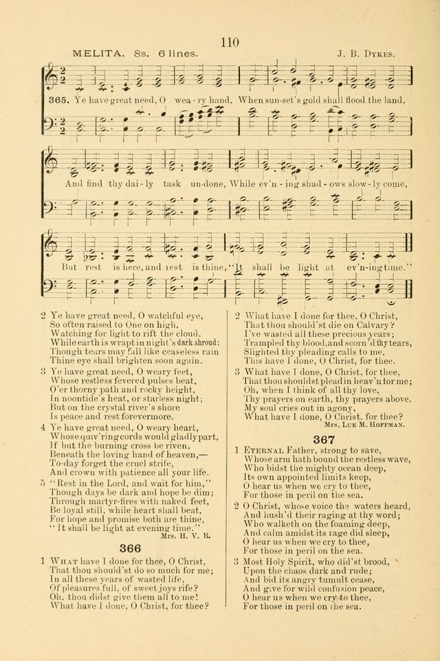 The Christian Hymnal: for the church, home and bible schools page 117