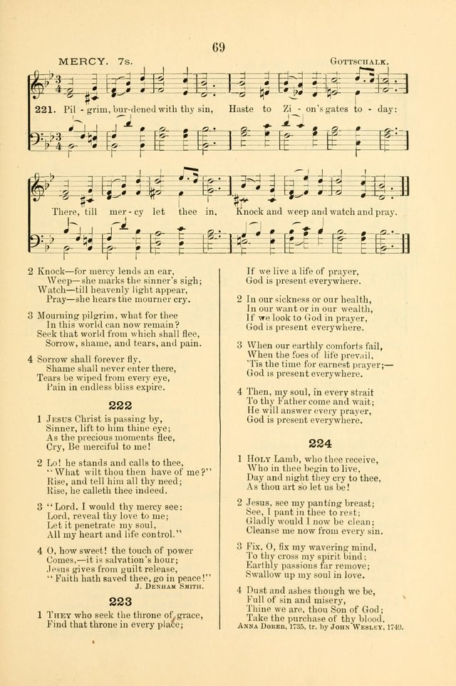 The Christian Hymnal: for the church, home and bible schools page 76