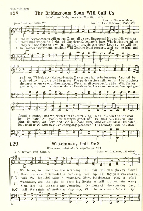 Hymns of the Advent 203. Watchman! tell us of the night