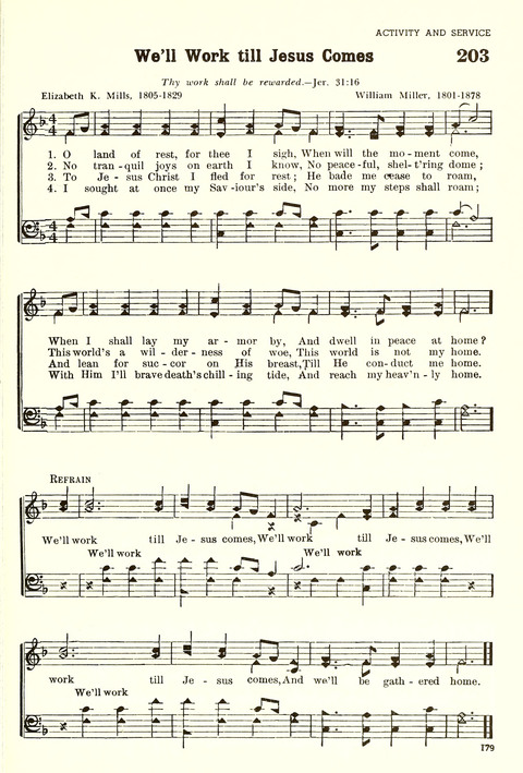 Christian Hymnal (Rev. ed.) page 171