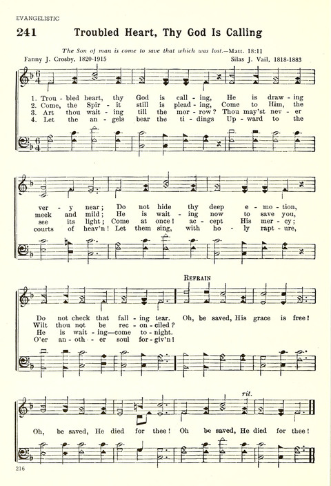 Christian Hymnal (Rev. ed.) page 208