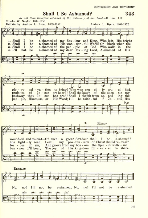 Christian Hymnal (Rev. ed.) page 305