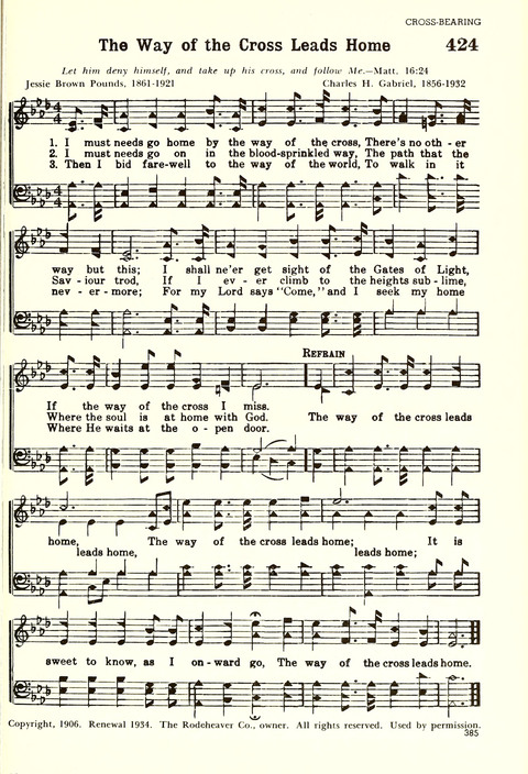 Christian Hymnal (Rev. ed.) page 377