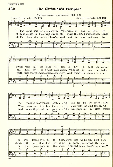 Christian Hymnal (Rev. ed.) page 384
