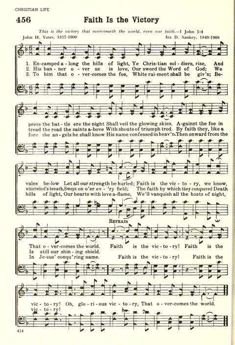 Christian Hymnal (Rev. ed.) page 406