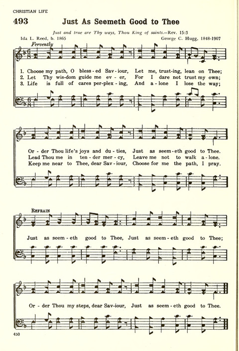 Christian Hymnal (Rev. ed.) page 442