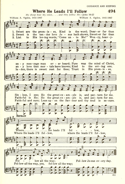Christian Hymnal (Rev. ed.) page 443