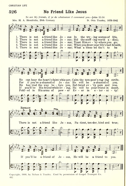 Christian Hymnal (Rev. ed.) page 472