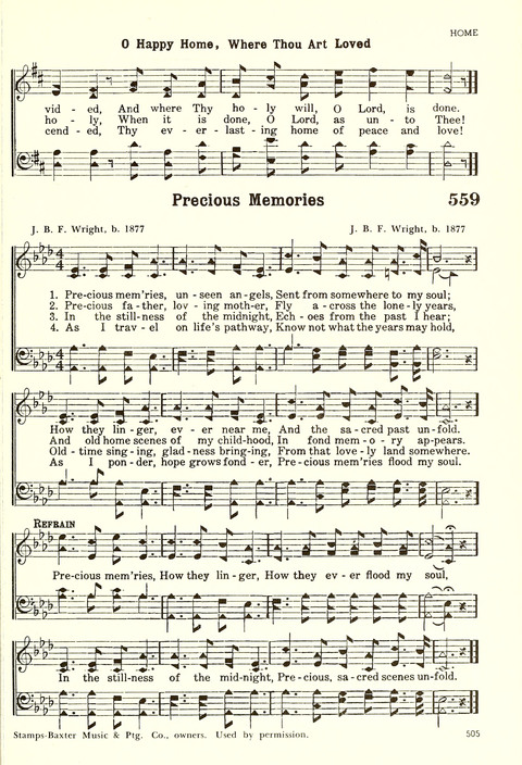 Christian Hymnal (Rev. ed.) page 497