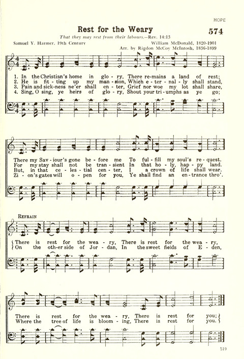 Christian Hymnal (Rev. ed.) page 511