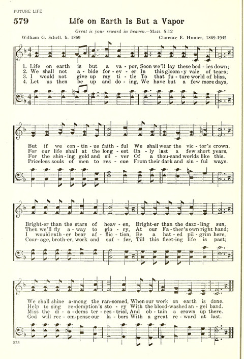 Christian Hymnal (Rev. ed.) page 516