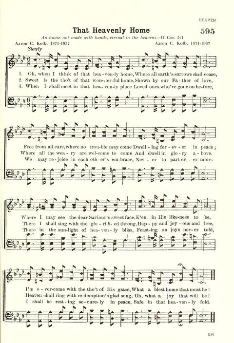 Christian Hymnal (Rev. ed.) page 531