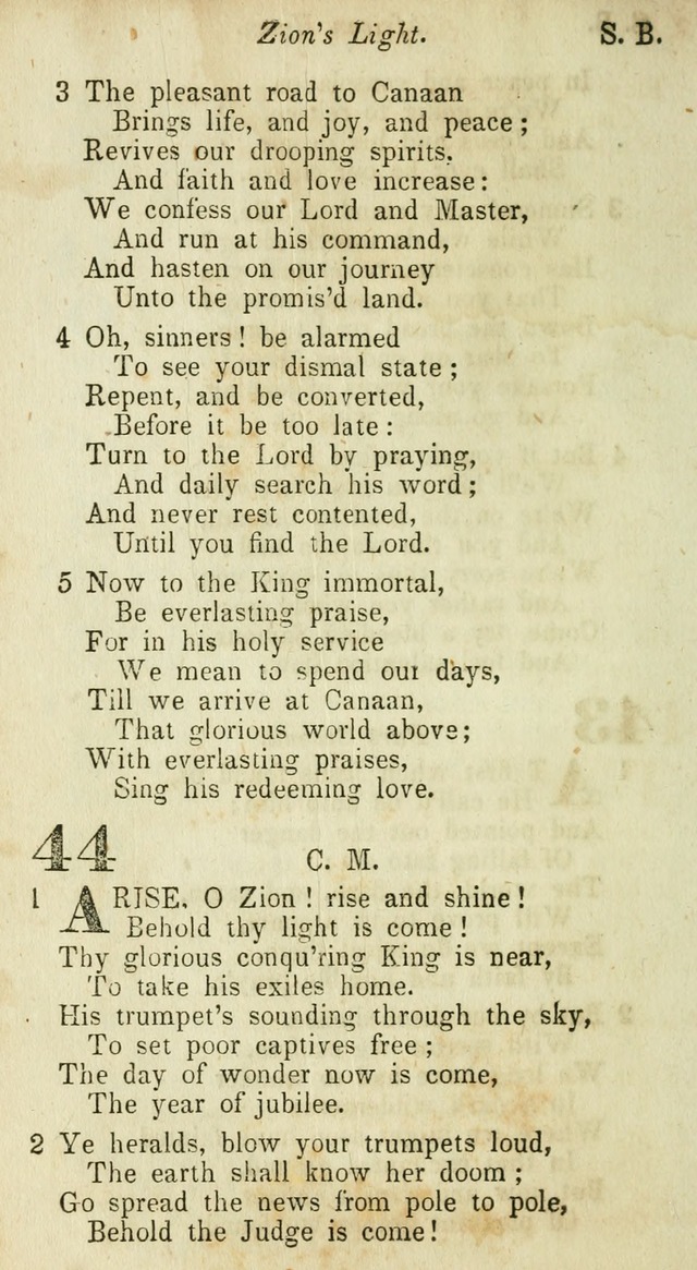 A Collection of Hymns: for camp meetings, revivals, &c., for the use of the Primitive Methodists page 44