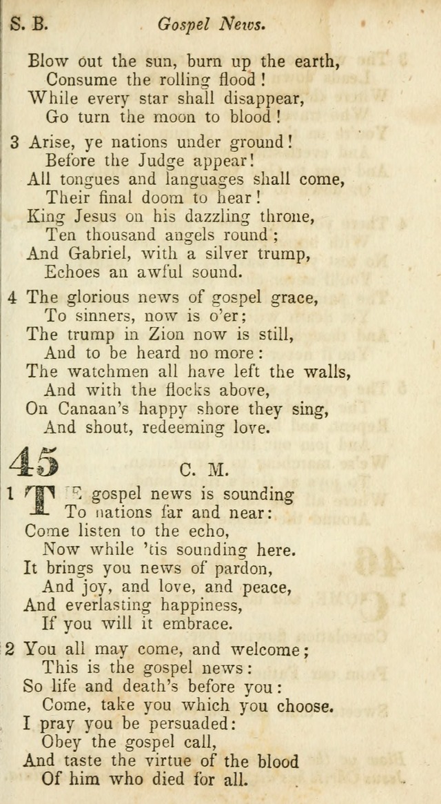 A Collection of Hymns: for camp meetings, revivals, &c., for the use of the Primitive Methodists page 45