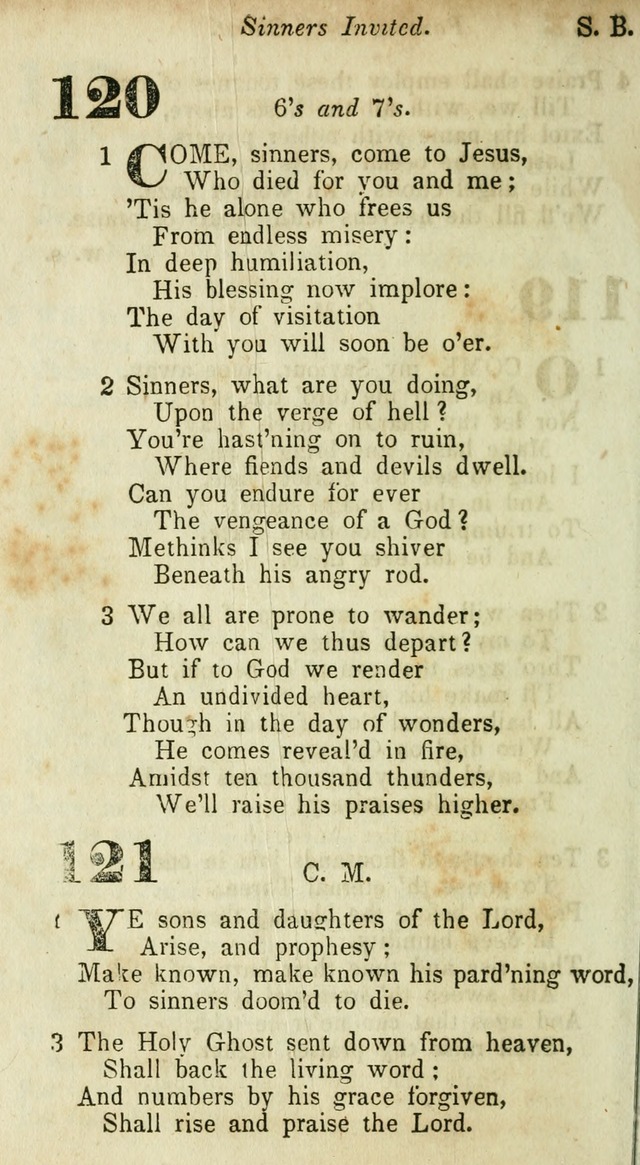 A Collection of Hymns: for camp meetings, revivals, &c., for the use of the Primitive Methodists page 96