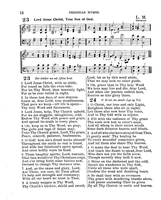 Christian Hymns: for church, school and home, with music page 10