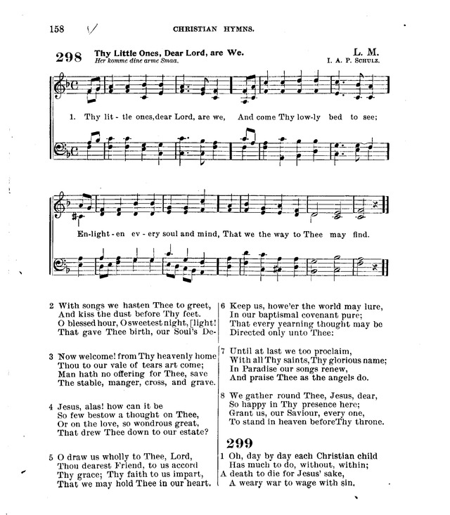 Christian Hymns: for church, school and home, with music page 156