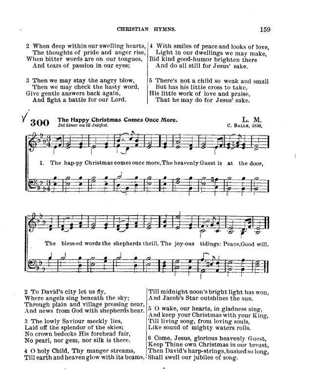 Christian Hymns: for church, school and home, with music page 157