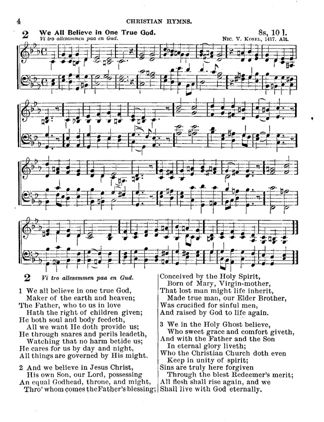 Christian Hymns: for church, school and home, with music page 2