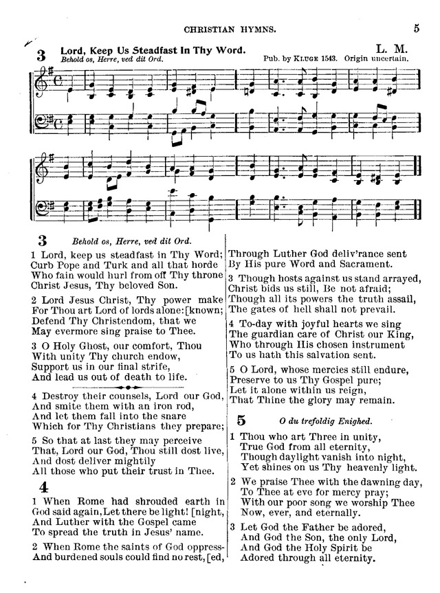 Christian Hymns: for church, school and home, with music page 3
