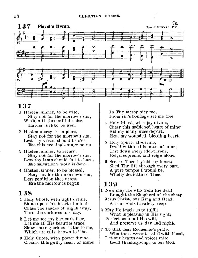 Christian Hymns: for church, school and home, with music page 56