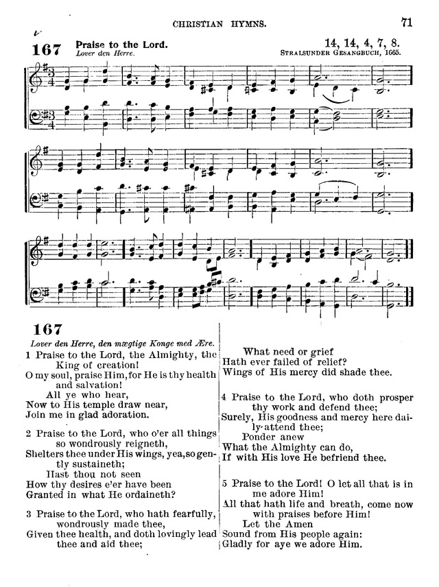 Christian Hymns: for church, school and home, with music page 69