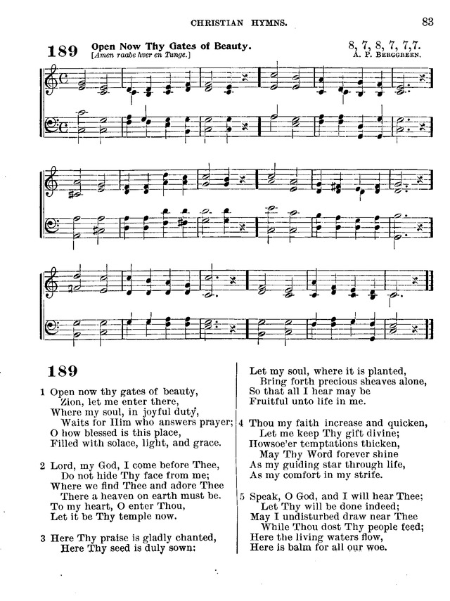 Christian Hymns: for church, school and home, with music page 81