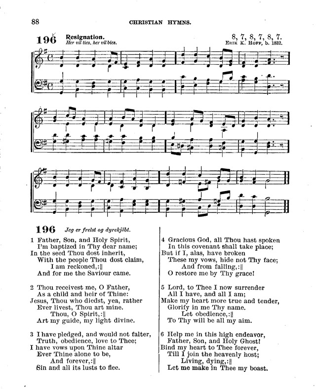 Christian Hymns: for church, school and home, with music page 86