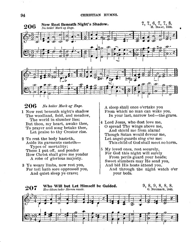 Christian Hymns: for church, school and home, with music page 92