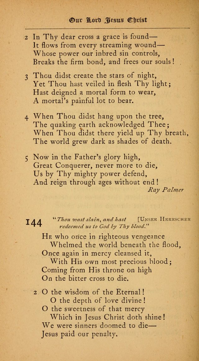 The College Hymnal: for divine service at Yale College in the Battell Chapel page 104