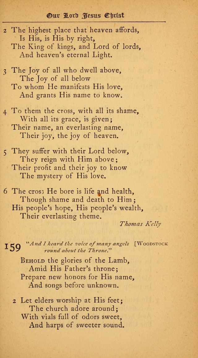The College Hymnal: for divine service at Yale College in the Battell Chapel page 115