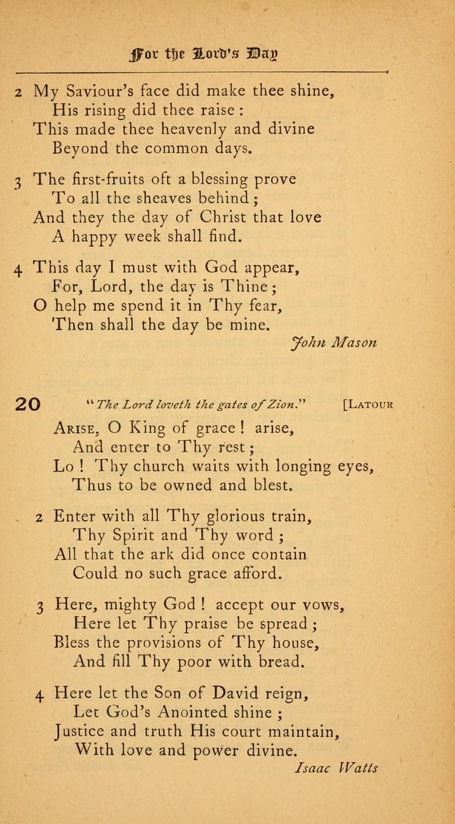 The College Hymnal: for divine service at Yale College in the Battell Chapel page 13