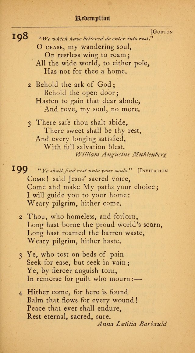 The College Hymnal: for divine service at Yale College in the Battell Chapel page 143