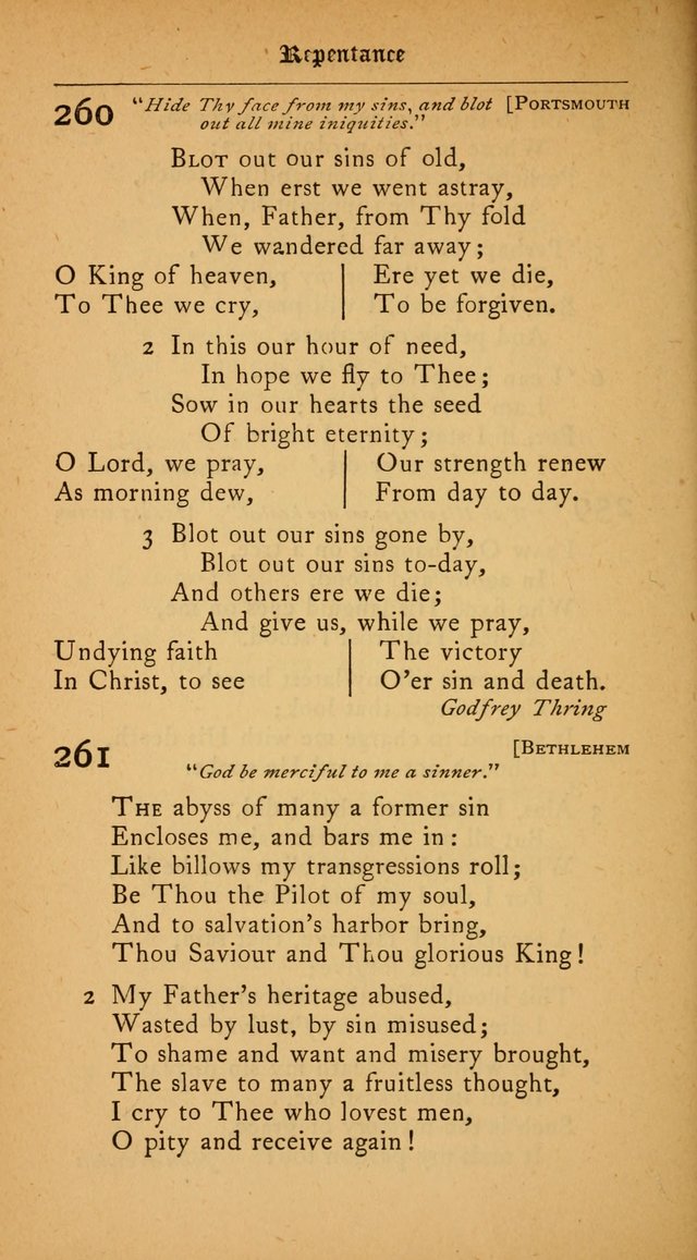 The College Hymnal: for divine service at Yale College in the Battell Chapel page 188