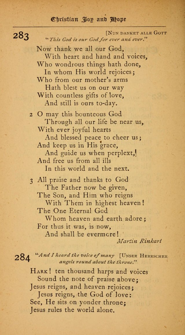 The College Hymnal: for divine service at Yale College in the Battell Chapel page 204
