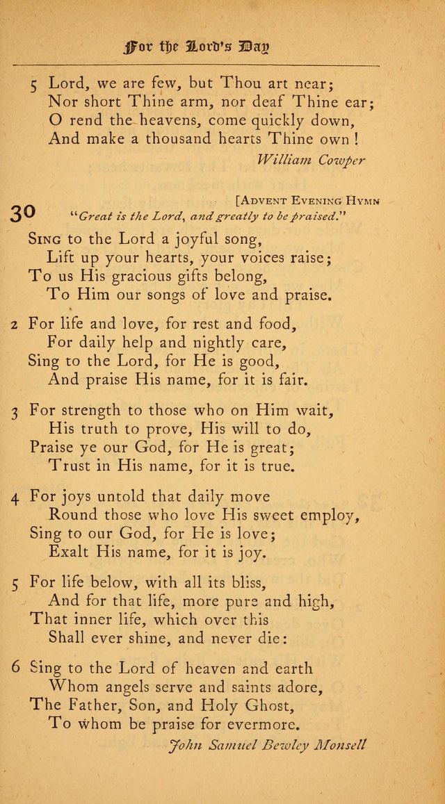 The College Hymnal: for divine service at Yale College in the Battell Chapel page 21
