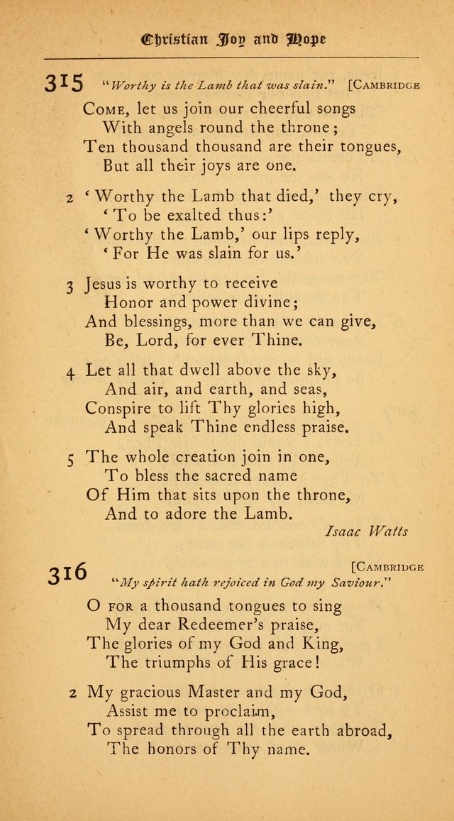 The College Hymnal: for divine service at Yale College in the Battell Chapel page 227