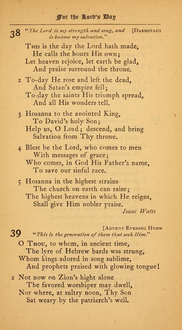 The College Hymnal: for divine service at Yale College in the Battell Chapel page 27