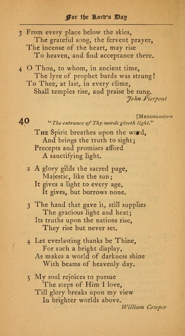 The College Hymnal: for divine service at Yale College in the Battell Chapel page 28