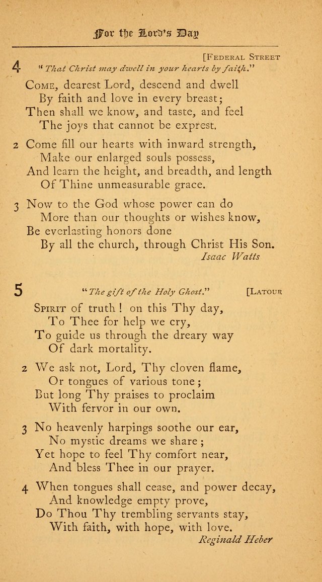 The College Hymnal: for divine service at Yale College in the Battell Chapel page 3