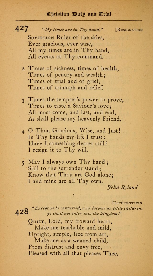 The College Hymnal: for divine service at Yale College in the Battell Chapel page 306