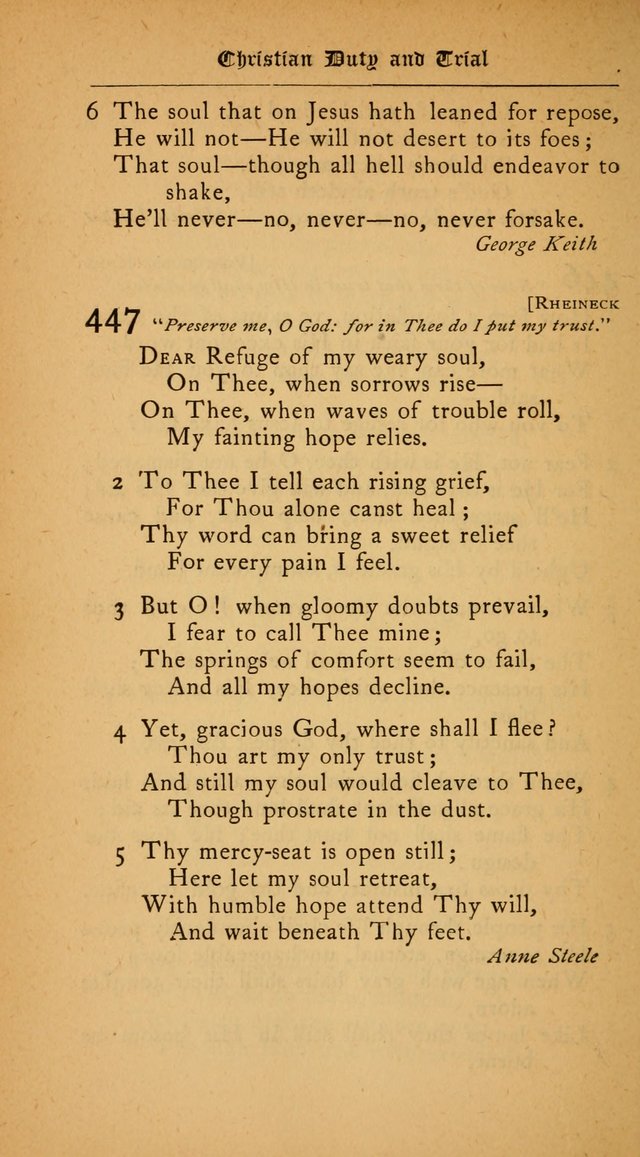 The College Hymnal: for divine service at Yale College in the Battell Chapel page 320