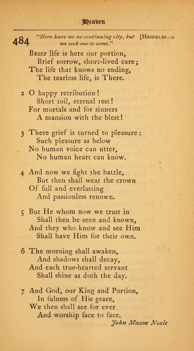 The College Hymnal: for divine service at Yale College in the Battell Chapel page 347