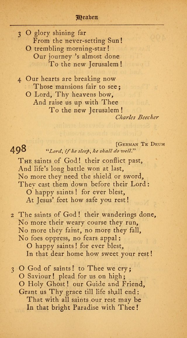 The College Hymnal: for divine service at Yale College in the Battell Chapel page 357